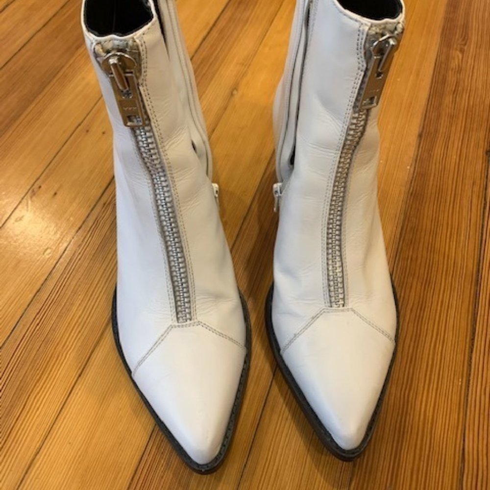 Jeffrey Campbell White Booties